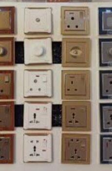 Switches and Power Sockets in Various Designs